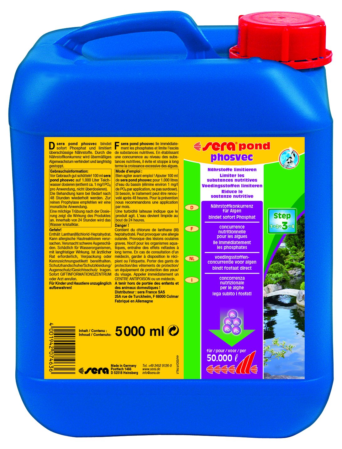 Sera pond phosvec 5L