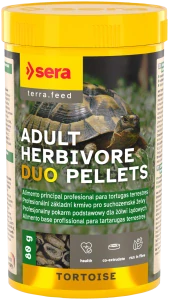 sera Tortoise Adult Herbivore Duo Pellets 250ml
