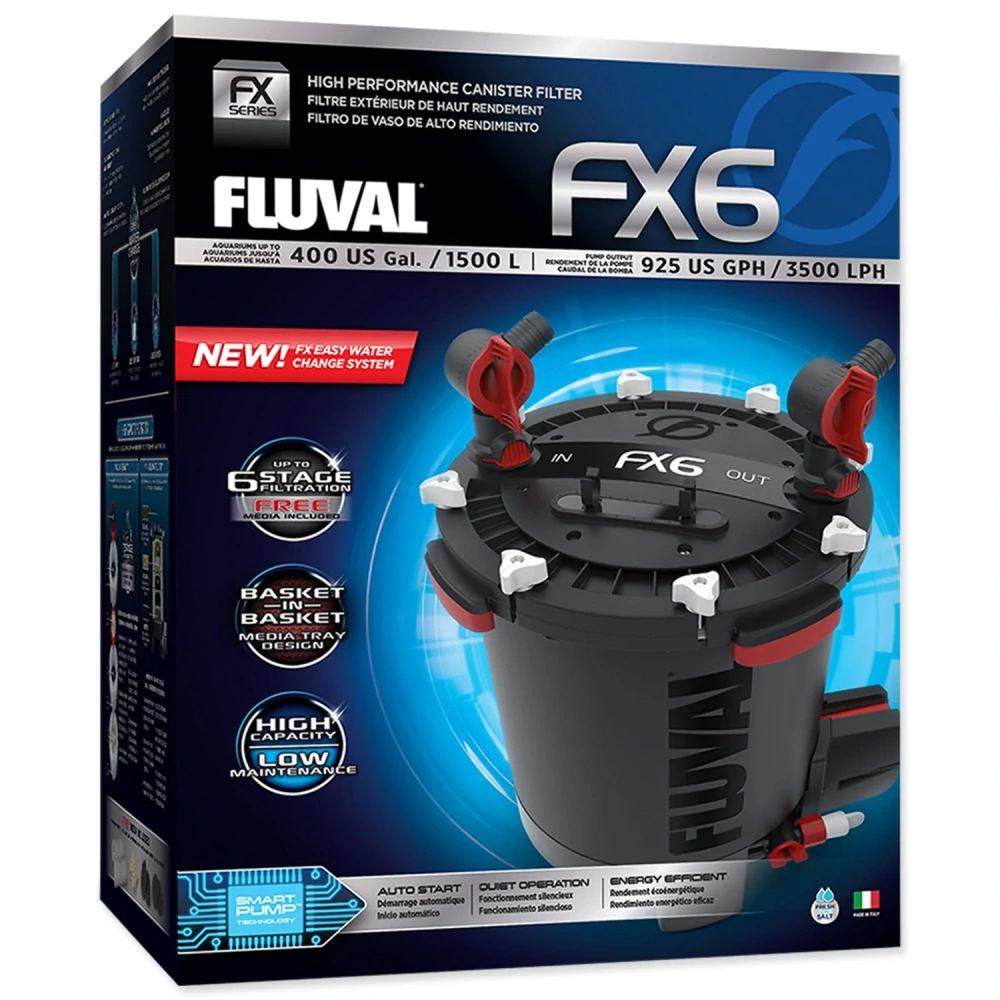 Fluval FX-6 vonkajší filter, 3500l/h