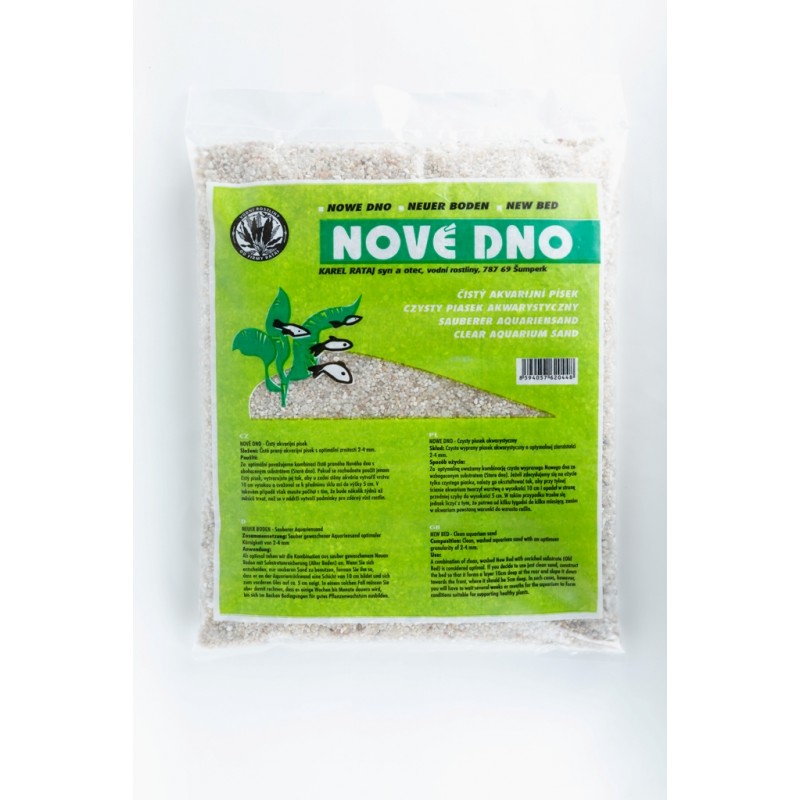 Čistý akváriový piesok pre rastlinné akvárium (2 litre)