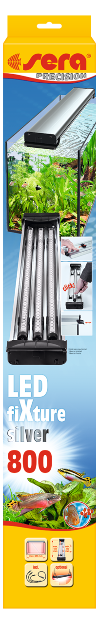 Sera LED fiXture silver - osvetlenie 80cm