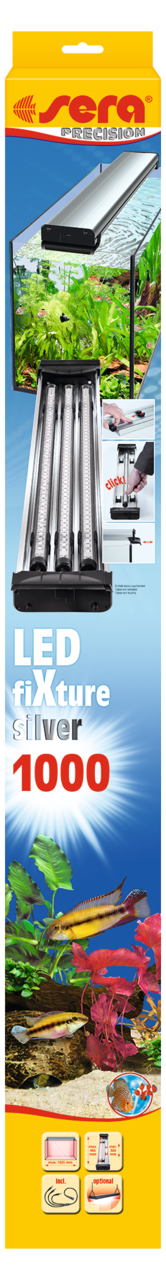 Sera LED fiXture silver - osvetlenie 100cm
