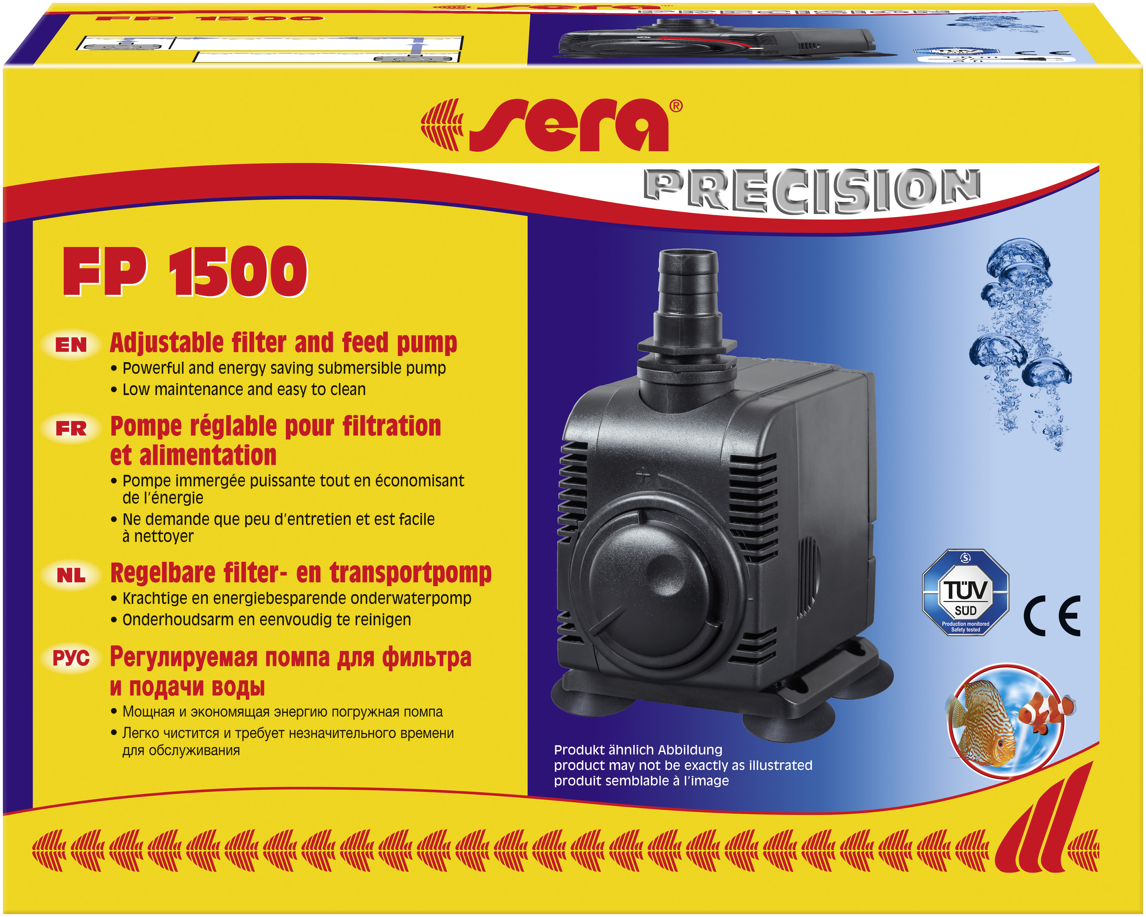 Sera filtračné a napájacie čerpadlo FP 1500