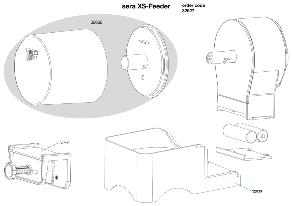 Sera automatické krmítko Sera XS-Feeder