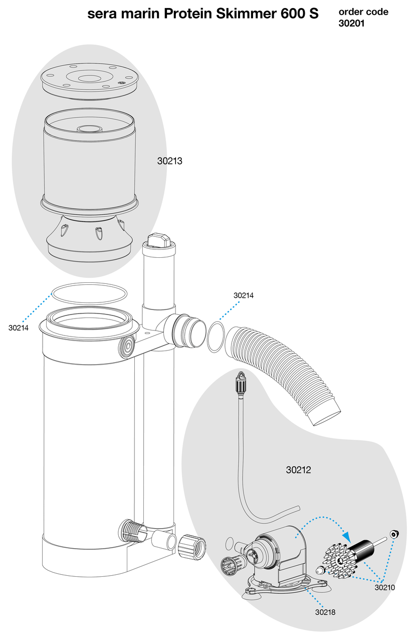 Sera Marin Protein Skimmer 600 S