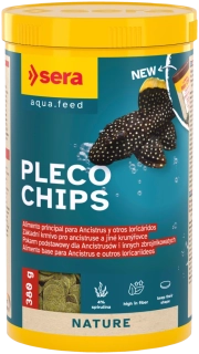 sera Pleco Chips – základné krmivo pre ancistrusy a pancierničkovité sumce 1 l
