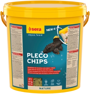 sera Pleco Chips – základné krmivo pre ancistrusy a pancierničkovité sumce 10 l
